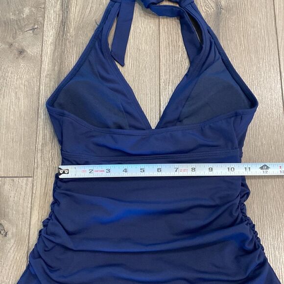 Athleta‎ Blue Halter Tankini Swim Top Size XXS - Picture 9 of 11